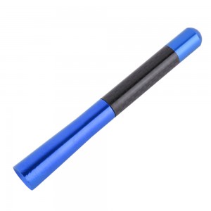 Alüminyum Karbon Fiber Oto Anten Çubuğu Mavi