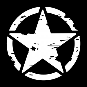 Army Star Askeri Yıldız Oto Sticker Beyaz 30x30cm Army Star Askeri Yıldız Oto Sticker Beyaz 30x30cm