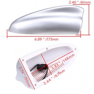 Balık Sırtı Köpek Balığı Süper Elektronik Oto Anten XL Beyaz Balık Sırtı Köpek Balığı Süper Elektronik Oto Anten XL Beyaz