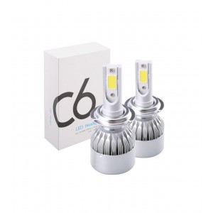 C6 9005 Led Xenon Ampul Şimşek Etkili Beyaz 3800 Lumen