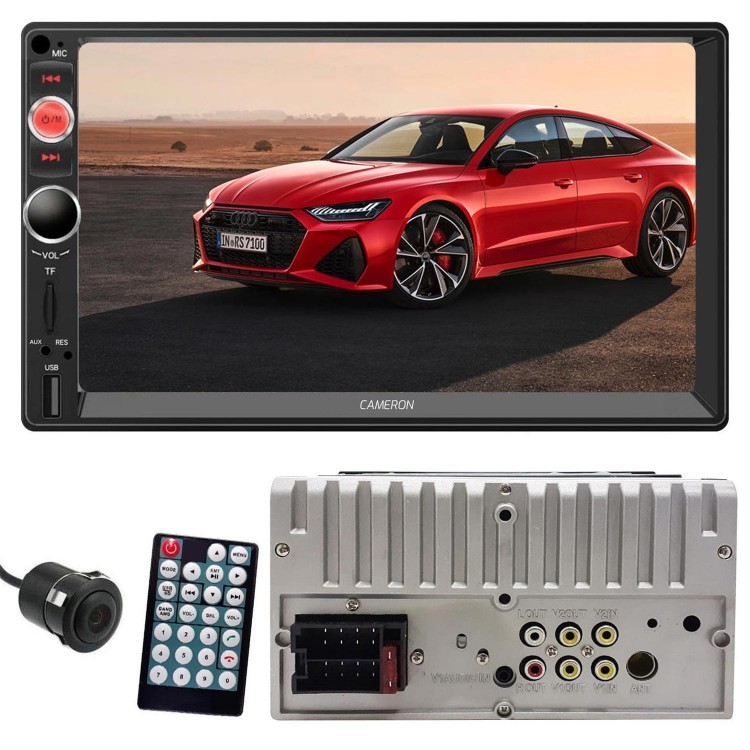 CAMERON 7 inç Mirror Link Double Teyp BT USB AUX SD Kumandalı Kameralı CM-7388 CAMERON 7 inç Mirror Link Double Teyp BT USB AUX SD Kumandalı Kameralı CM-7388
