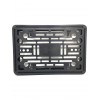 Çerçeveli Kare Plastik Plakalık Motosiklet Plaka Altlığı Vidalı 25x16cm