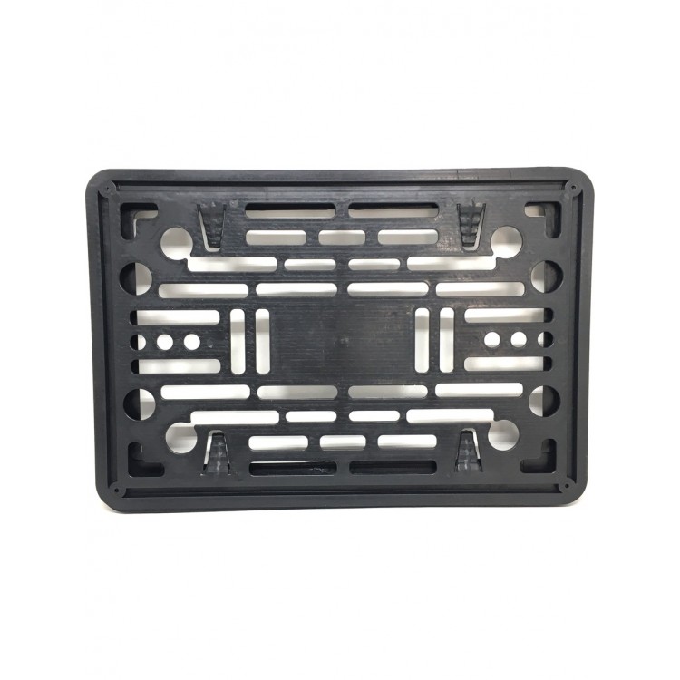Çerçeveli Kare Plastik Plakalık Motosiklet Plaka Altlığı Vidalı 25x16cm