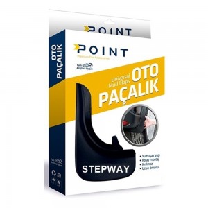 Dacia Stepway Yazılı Paçalık Tozluk Çamurluk Siyah 2'li