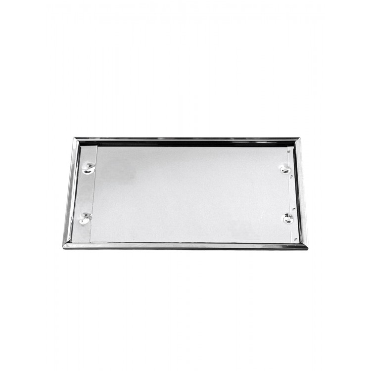 Dikdörtgen Krom Plakalık Araba Plaka Altlığı 30x16cm