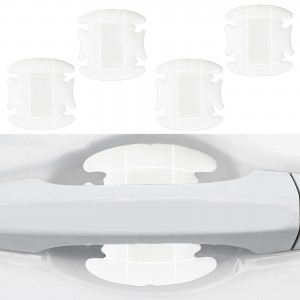 Dış Kapı Kolu Koruma Bandı Silikon 4 Parça Beyaz