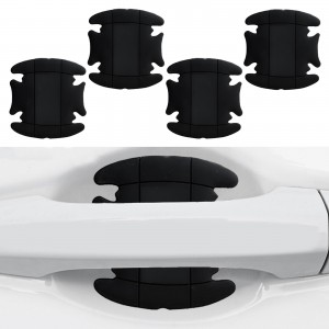 Dış Kapı Kolu Koruma Bandı Silikon 4 Parça Siyah