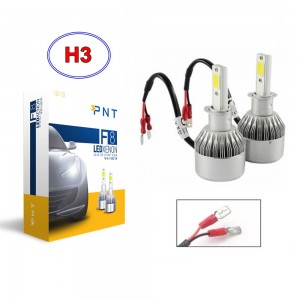 F8 Led Xenon H3 Şimşek Etkili 12V Beyaz