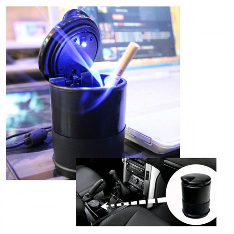 Işıklı Kapaklı Bardaklık Küllük Işıklı Kapaklı Bardaklık Küllük