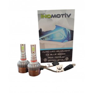 İnomotiv H7 Led Xenon Buz Mavi 12V 36W 7600 Lümen