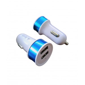 Işıklı Araç Çakmaklık Şarj Aleti Çift USB Girişli 2A 12-24v Işıklı Araç Çakmaklık Şarj Aleti Çift USB Girişli 2A 12-24v