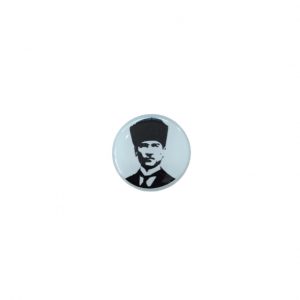 K.Atatürk Silüetli Yuvarlak Etiket Damla Sticker 3cm K.Atatürk Silüetli Yuvarlak Etiket Damla Sticker 3cm