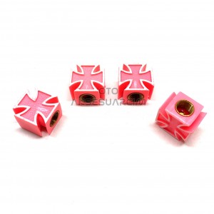 Kare Artı Lüx Sibop Kapağı Pembe Beyaz