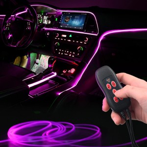 Kumandalı USB RGB Fiber Optik İp Neon Led Torpido Şeridi 3 Metre Kumandalı USB RGB Fiber Optik İp Neon Led Torpido Şeridi 3 Metre