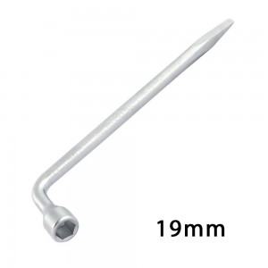 L Pipo Tip Tek Kol Çelik Bijon Anahtarı 19mm