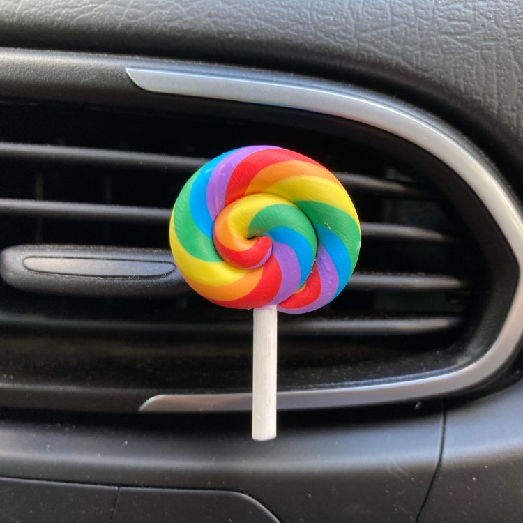Lolipop Şeker Figürlü Klima Havalandırma Izgara Süsü Klips Oto Kokusu Mavi Kırmızı Lolipop Şeker Figürlü Klima Havalandırma Izgara Süsü Klips Oto Kokusu Mavi Kırmızı