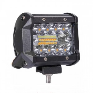 Off Road Led Projektör Çalışma Sis Lambası Turuncu Beyaz Flaşlı 40 Ledli ONP0484