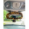 Peluş Dikiz Ayna Kılıfı Süs Leopar Desenli Peluş Dikiz Ayna Kılıfı Süs Leopar Desenli