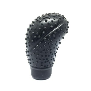 Silikon Vites Topuzu Kılıfı Masajlı Oval Siyah Silikon Vites Topuzu Kılıfı Masajlı Oval Siyah