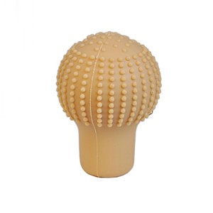 Silikon Vites Topuzu Kılıfı Masajlı Yuvarlak Bej Silikon Vites Topuzu Kılıfı Masajlı Yuvarlak Bej