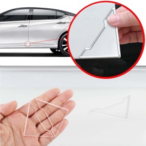Silikon Araba Kapı Köşe Koruyucu 2'li Şeffaf