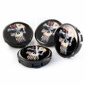 Skull Comicstrip Tuning Damla Geçme Jant Göbeği 4'lü 55mm