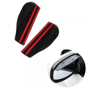 Yan Dikiz Ayna Yağmur Koruyucu Siperlik Şemsiye Siyah