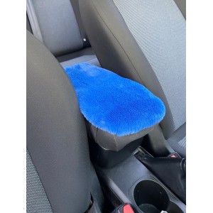 Yumuşak Peluş Kol Dayama Kolçak Minderi Mavi