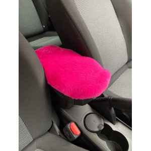 Yumuşak Peluş Kol Dayama Kolçak Minderi Fuşya Pembe