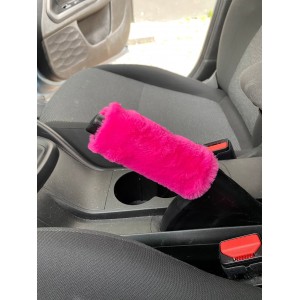 Yumuşak Peluş El Freni Süsü Fuşya Pembe Yumuşak Peluş El Freni Süsü Fuşya Pembe