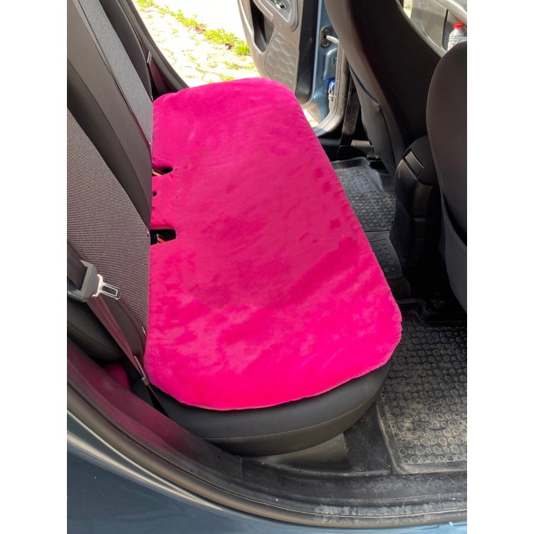 Yumuşak Tüylü Peluş Serme Oto Koltuk Koruyucu Minder Arka Fuşya Pembe Yumuşak Tüylü Peluş Serme Oto Koltuk Koruyucu Minder Arka Fuşya Pembe