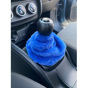 Yumuşak Peluş Vites Körüğü Vites Süsü Mavi Yumuşak Peluş Vites Körüğü Vites Süsü Mavi