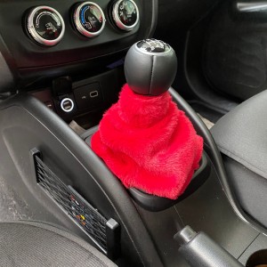 Yumuşak Peluş Vites Körüğü Vites Süsü Kırmızı Yumuşak Peluş Vites Körüğü Vites Süsü Kırmızı