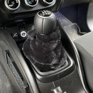 Yumuşak Peluş Vites Körüğü Vites Süsü Siyah Yumuşak Peluş Vites Körüğü Vites Süsü Siyah