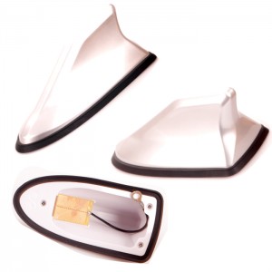 Balık Sırtı Köpek Balığı Elektronik Oto Anten Kauçuk Tabanlı Gümüş Gri Balık Sırtı Köpek Balığı Elektronik Oto Anten Kauçuk Tabanlı Gümüş Gri