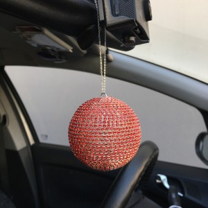 Kristal Taşlı Disko Topu Dikiz Ayna Süsü Büyük 8cm Kırmızı Kristal Taşlı Disko Topu Dikiz Ayna Süsü Büyük 8cm Kırmızı