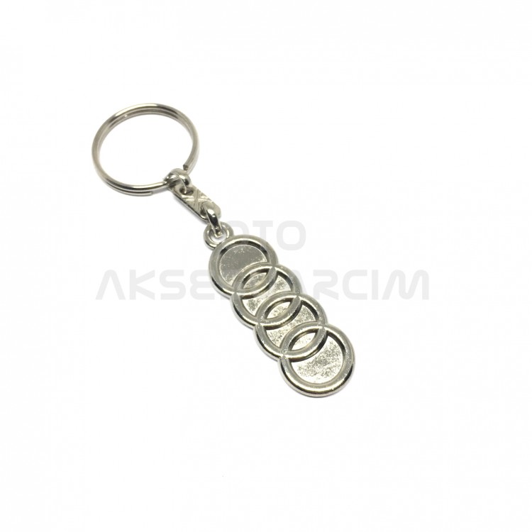 Audi Metal Oto Anahtarlık Krom Audi Metal Oto Anahtarlık Krom