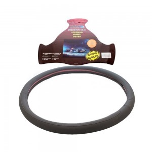 Deri Geçme Otobüs Tır Kamyon Direksiyon Kılıfı Gri 50cm Deri Geçme Otobüs Tır Kamyon Direksiyon Kılıfı Gri 50cm