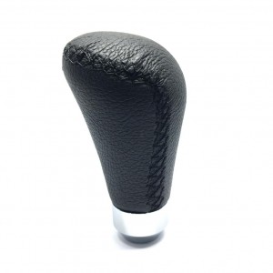 Dikişli Deri Vites Topuzu Oval Siyah Dikişli Deri Vites Topuzu Oval Siyah