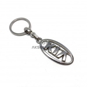 Kia Metal Luxury Oto Anahtarlık Krom