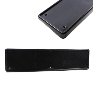 Plastik Ön Tampon Plaka Altlığı Eğimli Era Plakalık Siyah Plastik Ön Tampon Plaka Altlığı Eğimli Era Plakalık Siyah
