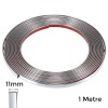 Yapışkanlı Nikelaj Şerit Bant Çıta 11mm 1 Metre Krom Yapışkanlı Nikelaj Şerit Bant Çıta 11mm 1 Metre Krom