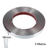 Yapışkanlı Nikelaj Şerit Bant Çıta 18mm 3 Metre Krom Yapışkanlı Nikelaj Şerit Bant Çıta 18mm 3 Metre Krom