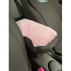 Yumuşak Peluş Kol Dayama Kolçak Minderi Pudra Pembe