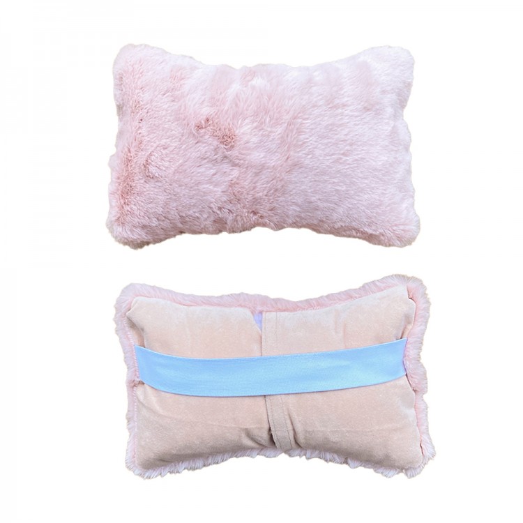 Yumuşak Peluşlu Ortopedik Araba Seyahat Boyun Yastığı 2'li Pudra Pembe Yumuşak Peluşlu Ortopedik Araba Seyahat Boyun Yastığı 2'li Pudra Pembe