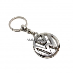 Volkswagen Metal Luxury Oto Anahtarlık Krom