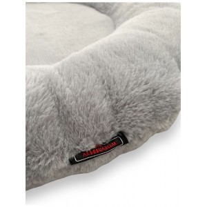 Yumuşak Tüylü Peluş Yuvarlak Evcil Hayvan Kedi Yatağı Minder 50cm Gri Yumuşak Tüylü Peluş Yuvarlak Evcil Hayvan Kedi Yatağı Minder 50cm Gri