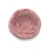 Yumuşak Tüylü Peluş Yuvarlak Evcil Hayvan Kedi Yatağı Minder 50cm Pudra Pembe Yumuşak Tüylü Peluş Yuvarlak Evcil Hayvan Kedi Yatağı Minder 50cm Pudra Pembe