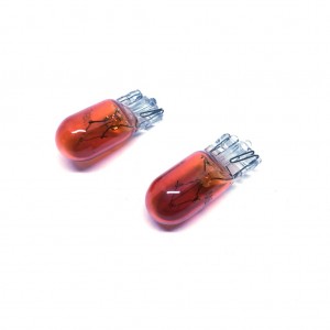 Super Light T10 Park Ampülü Koyu Turuncu 12v 2'li Super Light T10 Park Ampülü Koyu Turuncu 12v 2'li
