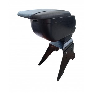 Sürgülü Bardaklık Kol Dayama Kolçak Siyah Mavi Dikişli